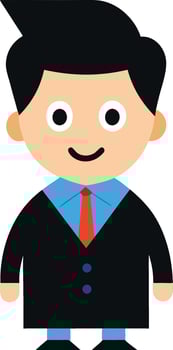 Cartoon Teacher Doodle Drawing vector