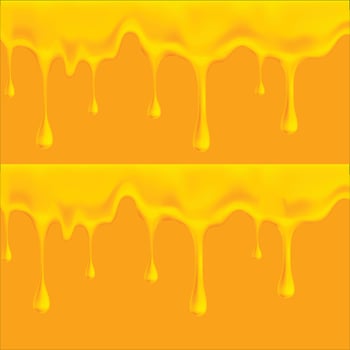 Flowing melted honey vector