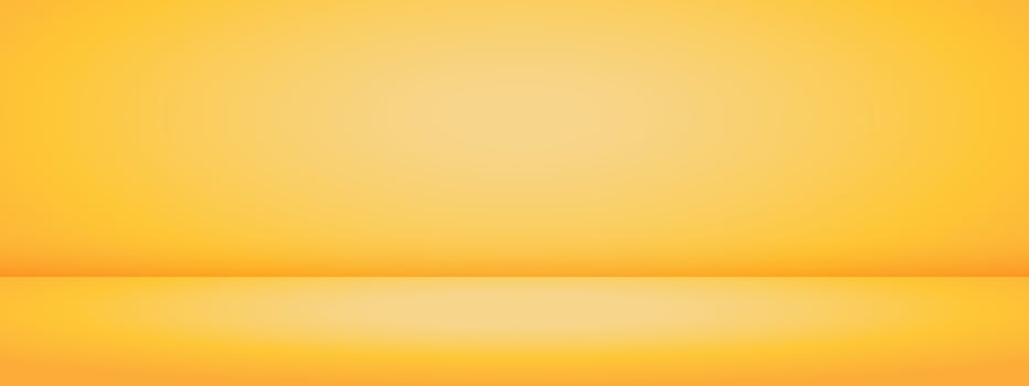 Limbo yellow background. Abstract studio gradient bg. Modern banner with empty space for advertising text. illustration. vector