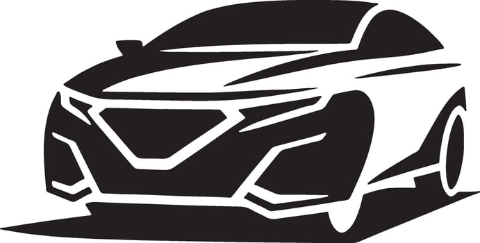 Car icon on a background. vector