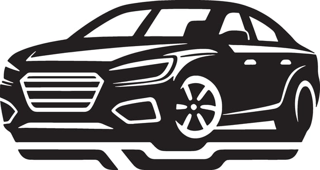Car icon illustration with white background vector