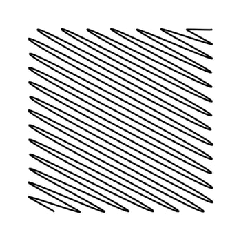 Diagonal Line Pattern Illustration. This image displays a black and white illustration of evenly spaced diagonal lines arranged at an angle. vector