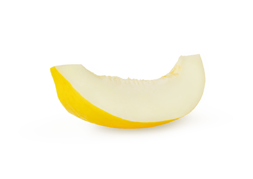 Honey yellow melon slice isolated.. png