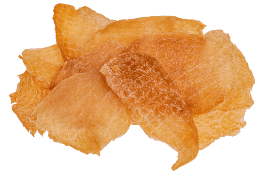 Slices of raw jerky chicken meat isolated. Meat snack. png