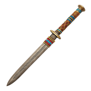 Bhutanese patag broad sword isolated on transparent background png