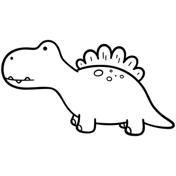 Baby cute spinosaurus png