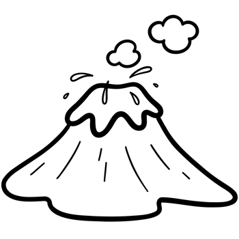 Dinosaur volcano mountain png