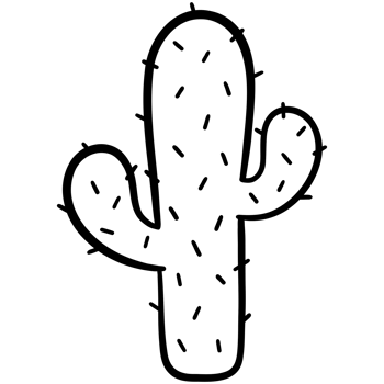Long shape cactus png