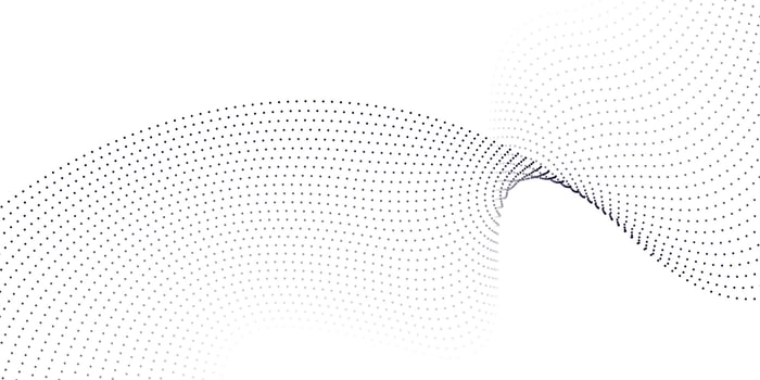 White Abstract Background with Soft Gray Dotted Wave Mesh Pattern vector