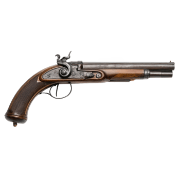 Antique wheel lock pistol isolated on transparent background png