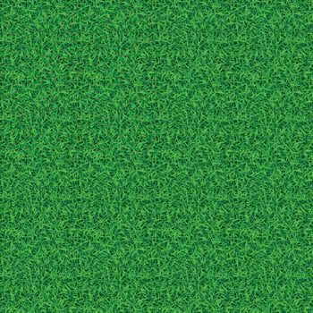 Top view background of garden bright grass vector