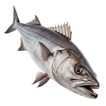 Xiphactinus audax, giant predatory fish, bulldog fish isolated on transparent background png