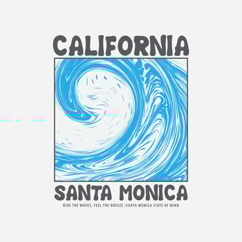 California Illustration typography t shirt, poster, logo, sticker, or apparel merchandise vector