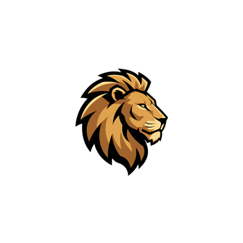 Lion head cartoon illustration png