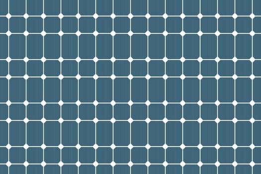 Seamless pattern showing solar panels generating clean energy vector