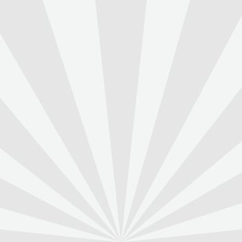 Gray monochrome sunburst background. Clean and simple radial rays design. vector