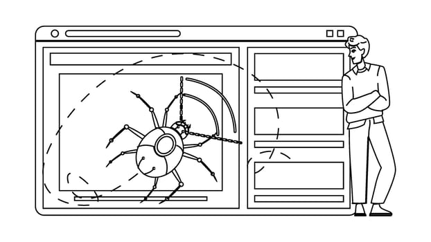 market indexing people vector