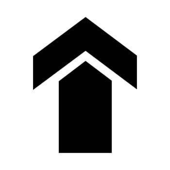 Up arrow icon. scroll illustration. Direction sign. vector