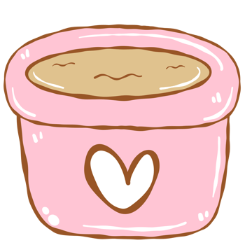 Pink flower pot png
