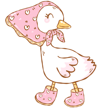 Pretty Pastel Goose png