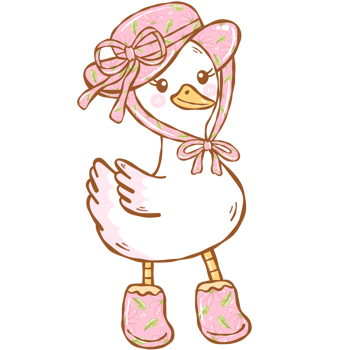 Retro Silly Goose png