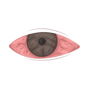 Illustration of Red Eyes vector