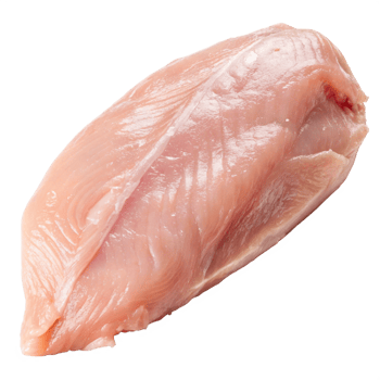 raw chicken breast on transparent background png
