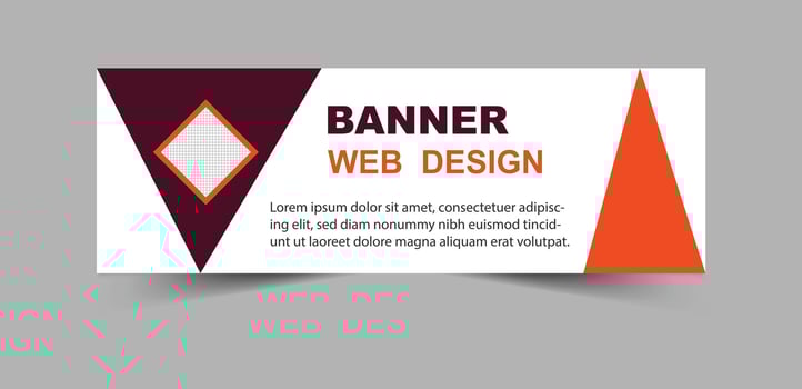 Social Media Banner Cover Template Design Orange And Purple Digital Marketing Banner For Business Corporate Illustration vector