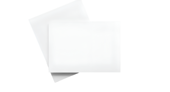 White Cards Isolated on Transparent Background for Mockup or Design Template png