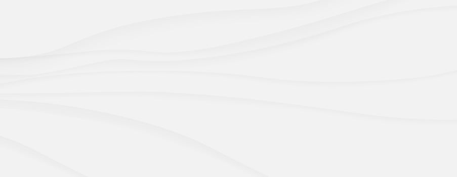 White wavy texture background abstract minimalist design wave clean smooth vector