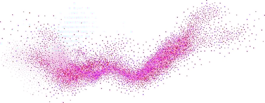 A pink dot pattern is shown on a white background vector