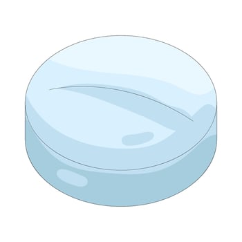 illustration of a pill vector