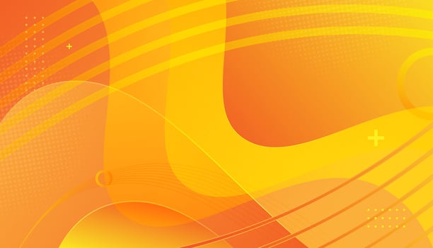 orange and yellow business background template vector