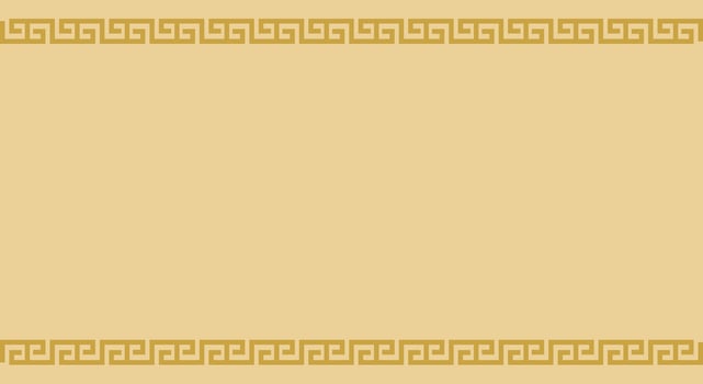 greek border frame design background template vector