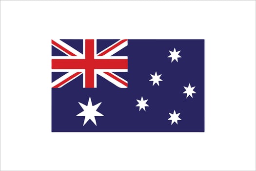 Australian Flag Illustration vector