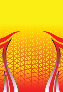 yellow and orange with triangle faded Trendy Customizable jersey Templates for Fashion and Sportswear vector