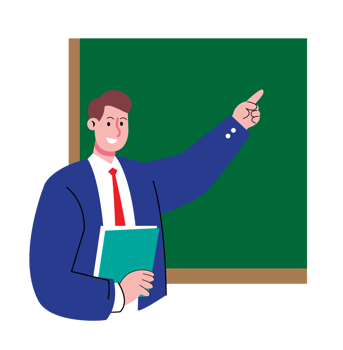 Teacher Teaching in Classroom png