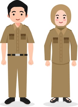 Indonesian Civil Servant Teacher vector