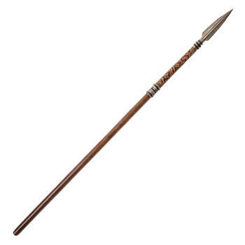 Maasai lion spear isolated on transparent background png