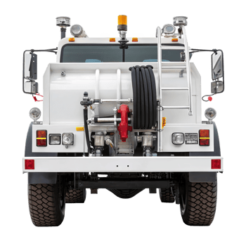 Aircraft refueler hydrant truck isolated on transparent background png