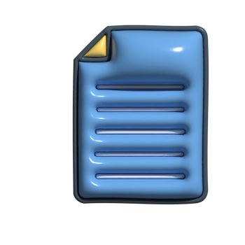 3D Cartoon Business Report Analytics Icons png