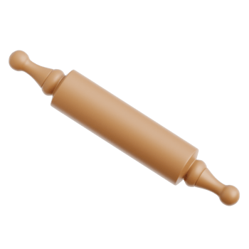 Rolling Pin 3d Illustration png