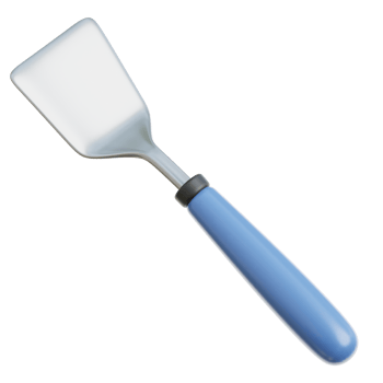 Spatula Kitchen 3d Illustration png