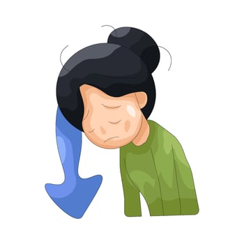 Mental breakdown Illustration vector