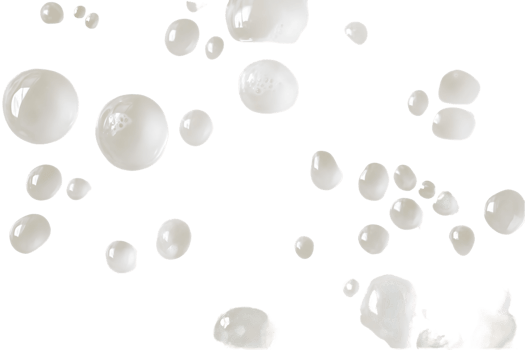 Abstract White Bubbles on Black Background png