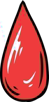 blood single illustration vector
