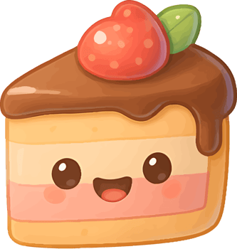 Cute Cake Chibi png