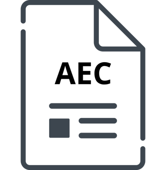 Aec File Icon Minimal Outline With Symbols png