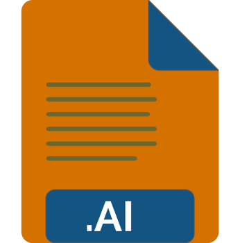 Ai File Icon Minimal Fill png