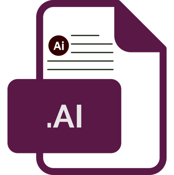Ai File Extension Icon Wine Berry Fill Rounded Corners png